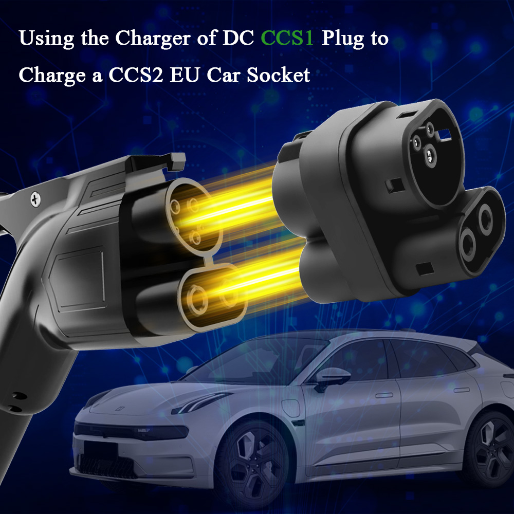 Adaptor Pengisian Daya EV Kola - Ccs2 To Ccs1 Fast Charge Adapter 250Kw ulasan dan harga